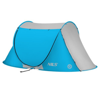 Samorozkládac plážový stan NILS Camp NC3043 modrý