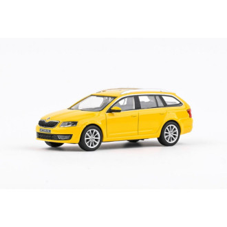 Abrex Škoda Octavia III Combi (2013) Žlutá Taxi 1:43