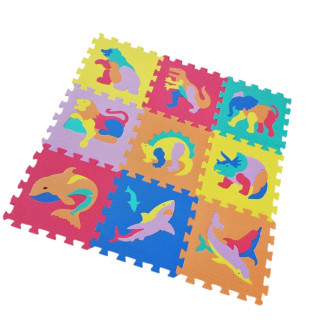 Alltoys Pěnové puzzle zvířata 9 ks, 90x90cm