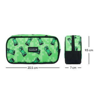 MINECRAFT školní penál Creeper