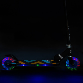 Skládací koloběžka NILS Extreme HD025 LED modrá