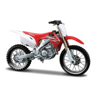 Maisto Motocykl, Honda CRF450R, červená, 1:18