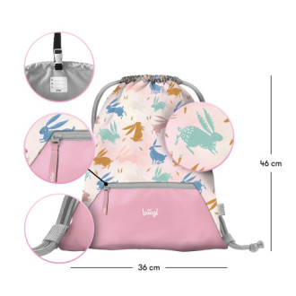 BAAGL Aktovkový set Zippy Bunny - aktovka, penál, sáček