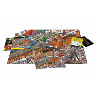 Clementoni Mystery puzzle 300 dílků - Hackerský útok v Londýně