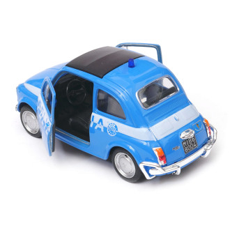 Welly Fiat Nuova 500 Polizia 1:34