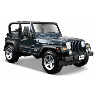 Maisto Jeep Wrangler Rubicon, Modrý 1:24