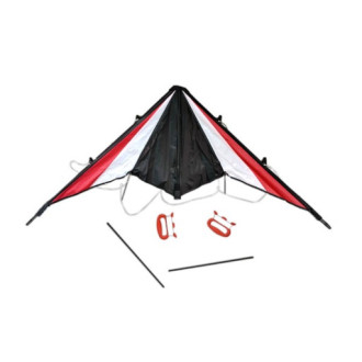 Letající drak nylon barevný, 130x65cm v sáčku