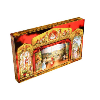 Stilet Loutkové pohádková divadlo s papírovými postavičkami, 52x32x6cm
