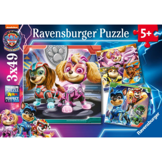 Ravensburger Puzzle Tlapková patrola ve velkofilmu 3x49 dílků
