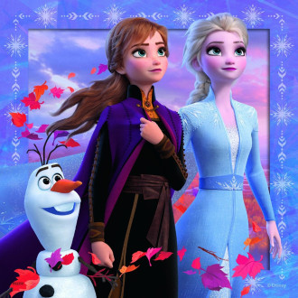 Ravensburger Puzzle Ledové království 2, 3x49 dílků
