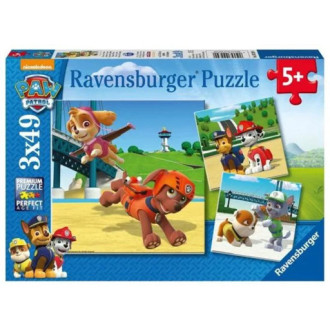 Ravensburger Puzzle Tlapková patrola Psí tým, 3x49 dílků