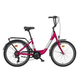 Městské kolo LIBERTY Rue 6spd 24" 2026 růžové