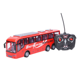 Wiky Autobus na dálkové ovládání, Červený, 32 cm