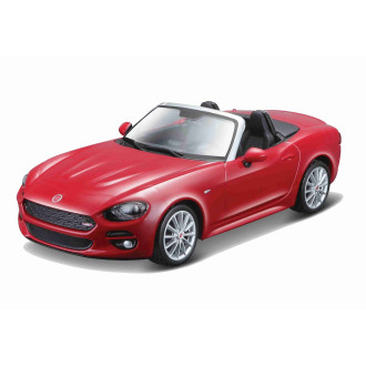 Bburago Fiat 124 Spider červená 1:24