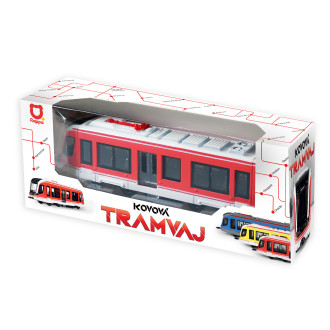 Rappa Kovová tramvaj červená 20 cm
