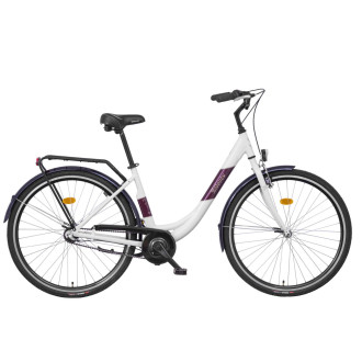 Městské jízdní kolo Liberty Strada 3spd. 28" 2025 (pevná vidlice) bílé