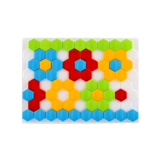 Mozaika pro nejmenší, klobouček hladký 4cm, 80ks - 45x34x4cm