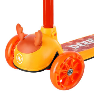 Dětská koloběžka NILS Fun HLB16 Deer Red