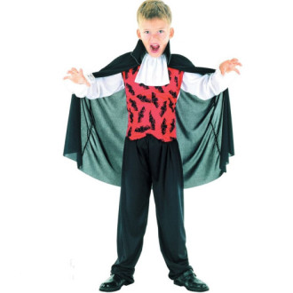 Dětský kostým na karneval Upír Junior, 120-130 cm
