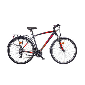 Mayo XR Basic Lite Trek Pánské trekové kolo 2025, rám 21", černo-červené