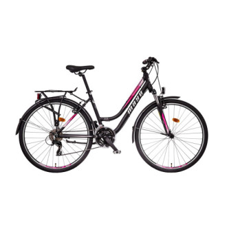 Mayo XR Tour Lite Trek Low Dámské trekové kolo 2025 černo-růžové