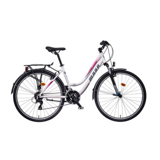 Mayo XR Tour Lite Trek Low Dámské trekové kolo 2025 bílo-růžové
