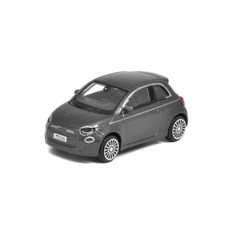 Fiat 500e 2021, Street Fire Collezione Bburago, šedý 1:43