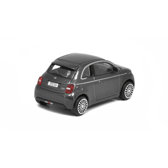 Fiat 500e 2021, Street Fire Collezione Bburago, šedý 1:43