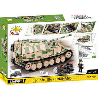 COBI 2583 II WW Sd. Kfz. 184 Ferdinand, 1:28, 1268 kostek