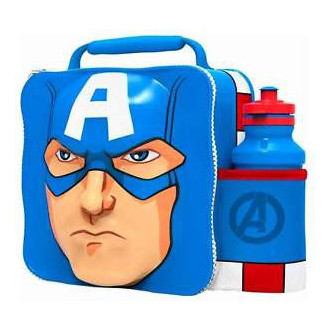 3D taška na piknik a láhev, Captain America
