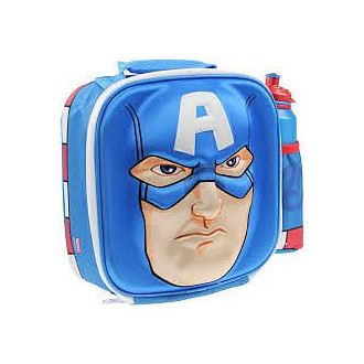 3D taška na piknik a láhev, Captain America