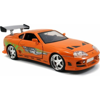 Rychle a zběsile auto 1995 Toyota Supra a figurka Brian O’Conner 1:24