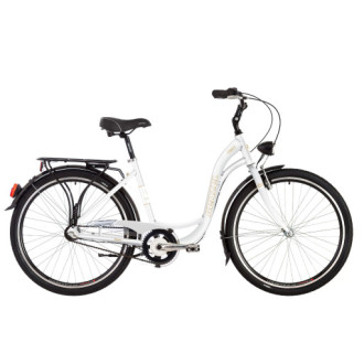 Městské kolo Kenzel Dream Deluxe 7spd 26" 2026 bílé