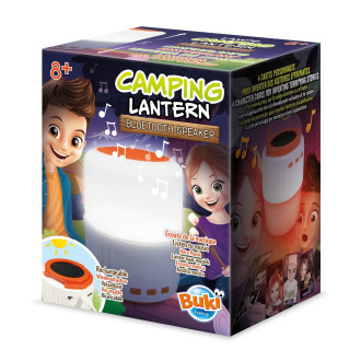 BUKI Kempingová lampa s BT reproduktorem