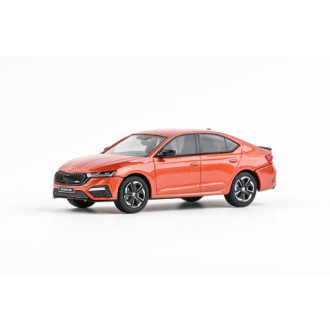 Abrex Škoda Octavia IV RS (2020) Oranžová Tangerine Metalíza 1:43