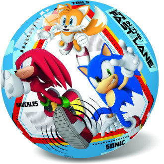 Gumový dětský míč, Ježek Sonic - 23cm