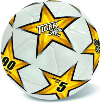Fotbalový kožený míč Soccer Fever Tyger žlutý, vel. 5
