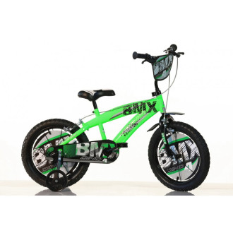Dino Bikes Dětské kolo BMX 165XC zelené 16"