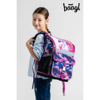 BAAGL 3 SET Zippy Jednorožec Království: aktovka, penál, sáček