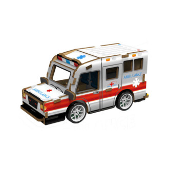 Wiky Dřevěné 3D puzzle Sanitka 13 cm