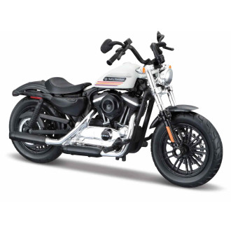Maisto Harley Davidson Forty Eight Special (2018), bílá, 1:18