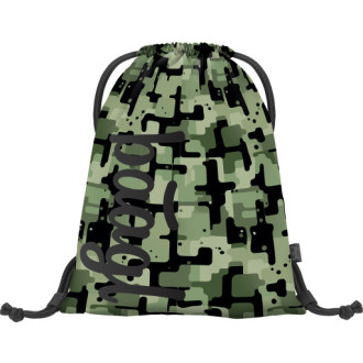 BAAGL 3 SET Coolmate Green: batoh, penál, sáček