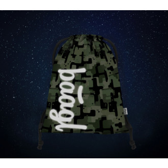 BAAGL 3 SET Coolmate Green: batoh, penál, sáček
