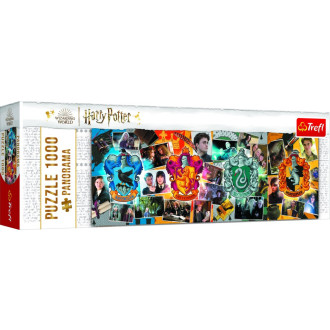 Trefl puzzle 1000 dílků Panorama - Harry Potter, Bradavické koleje