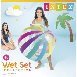 Intex 59065NP Nafukovací míč Jumbo Proužky, 107cm