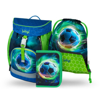 BAAGL 3 SET Airy Fotbal Míč: batoh, penál, sáček