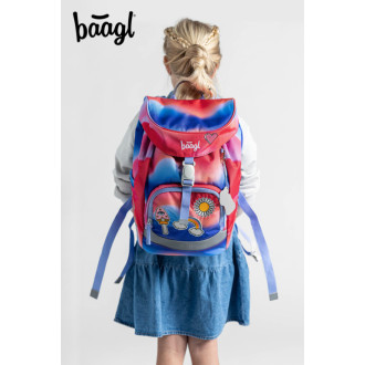 BAAGL 3 SET Airy Hippie: batoh, penál, sáček