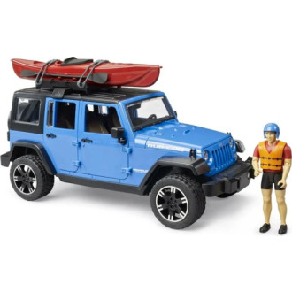 Bruder 2529 Jeep Wrangler Rubicon Unlimited s kajakem a kajakářem