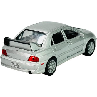 Welly Mitsubishi Lancer EVO VIII, Stříbrné 1:34-39