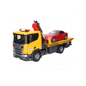 Bruder 3552 Odtahové vozidlo Scania Super 560R s osobním autem